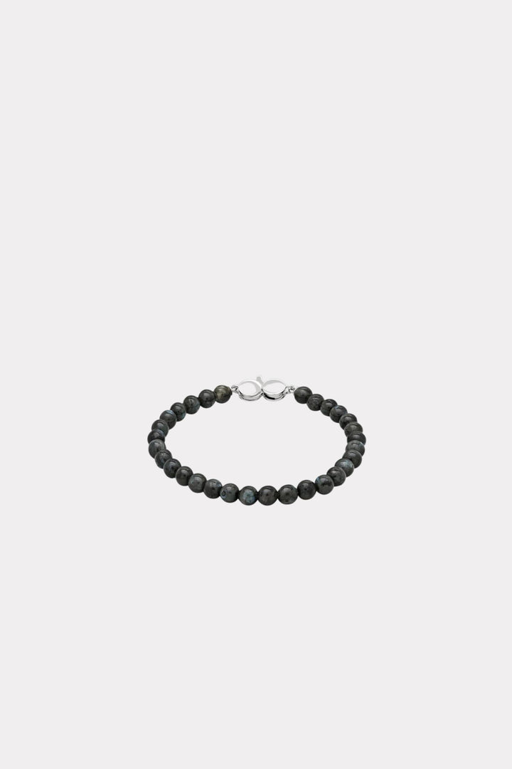Cove Bracelet Slim 7.0"- Larvikite