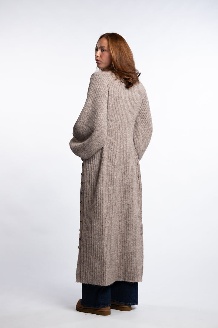 Montana Dress- Beige Melange