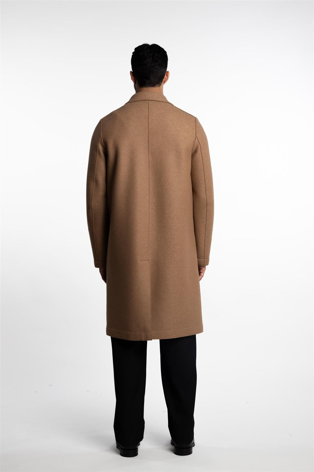 Overcoat Pressed Wool Shortbread