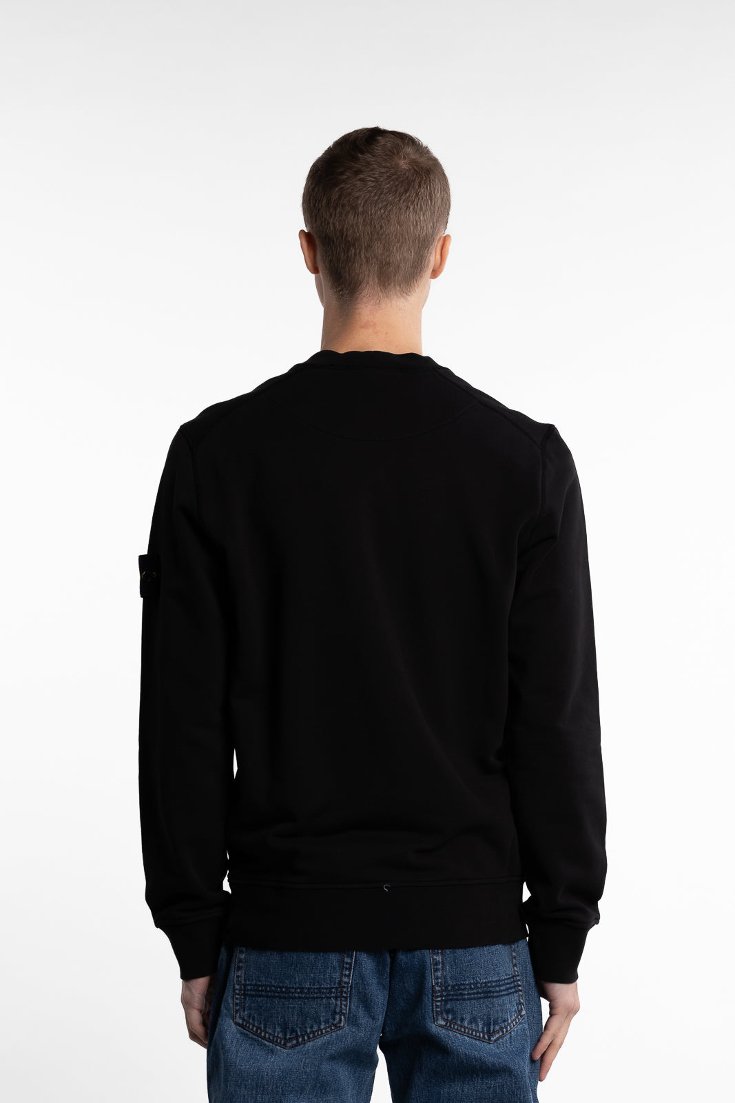 Garment Dyed Crewneck Sweatshirt Black