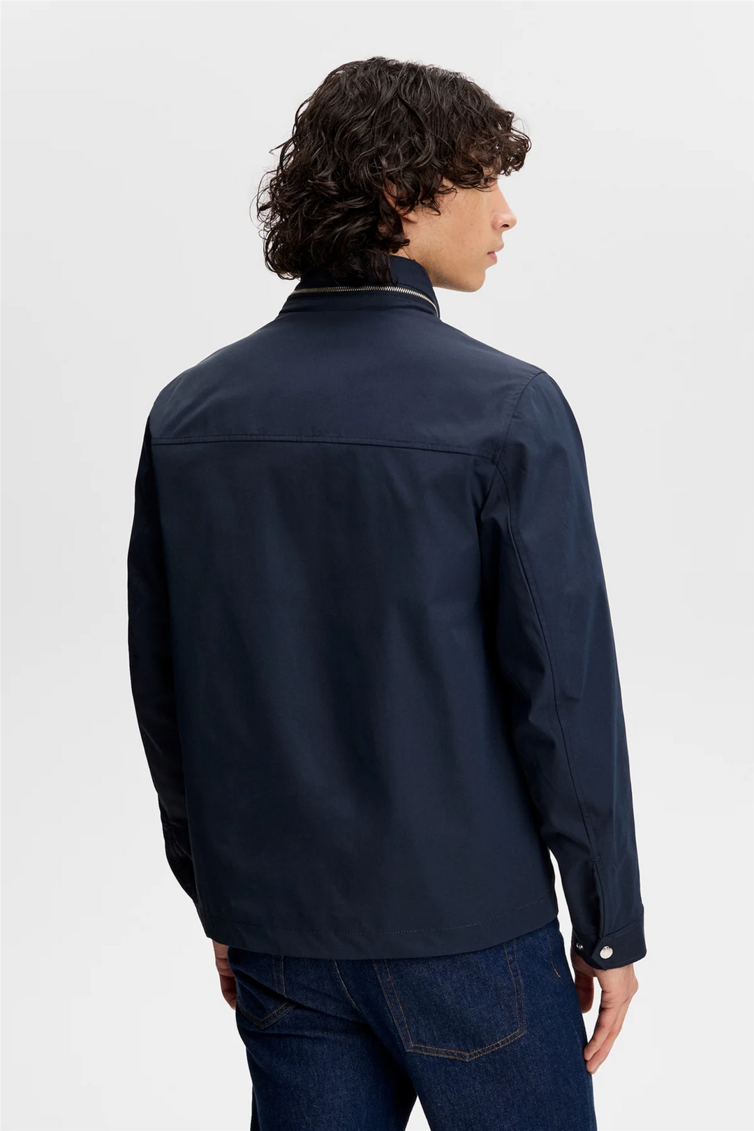 Bailey Recy Poly Jacket Navy
