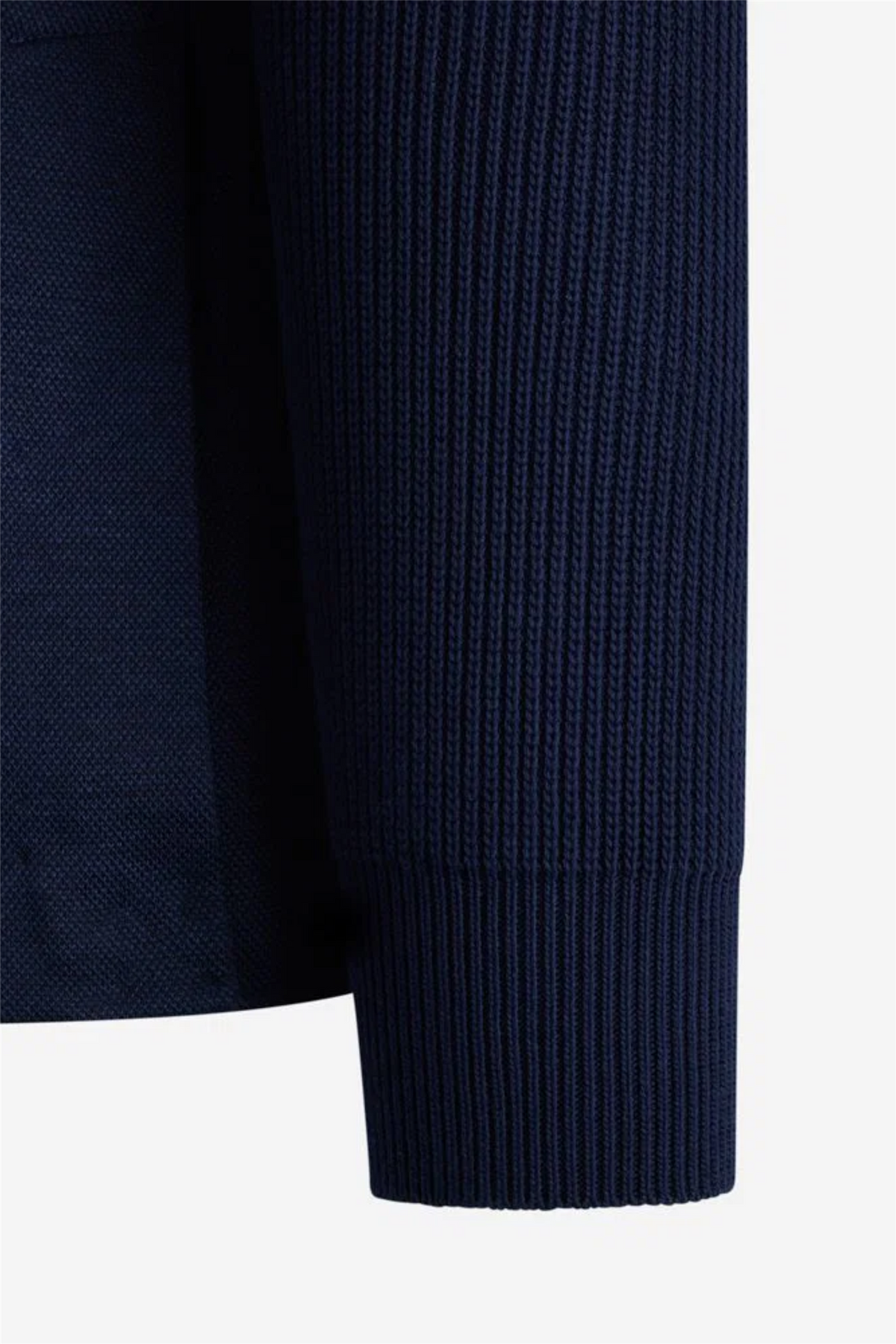 Blazer Cotton Rib With Hood Navy