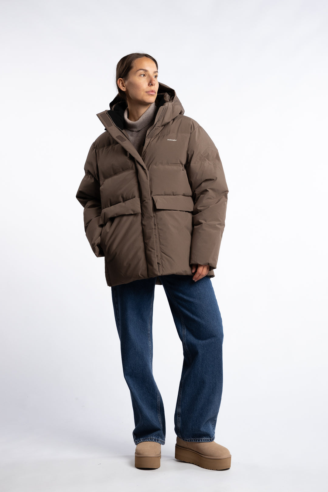 Besseggen Down Jacket- Taupe