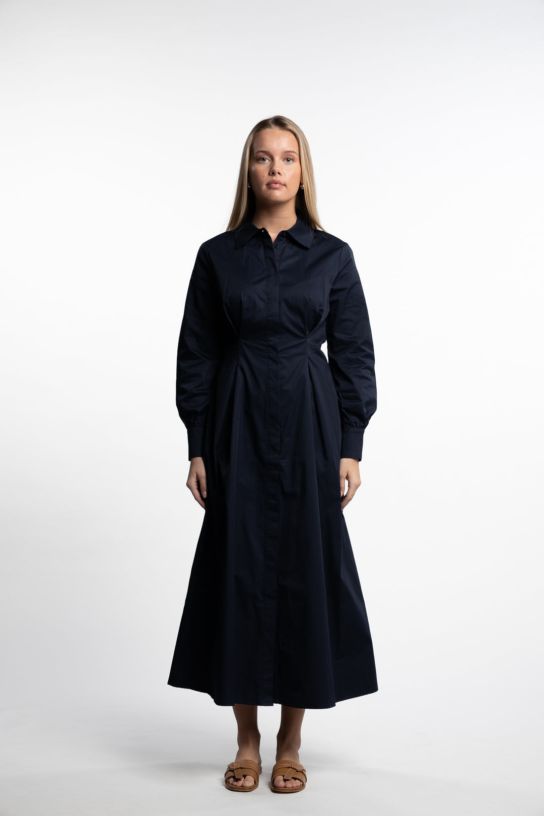 Leandra Dress- Navy