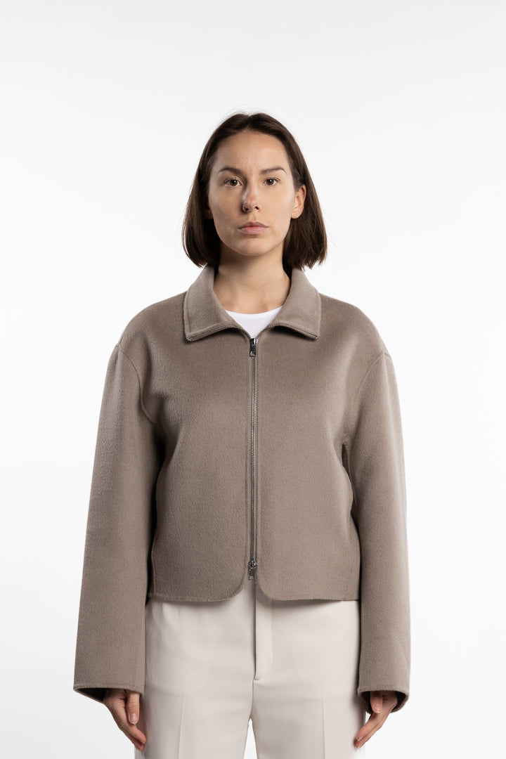 Dafina Jacket- Moss Grey