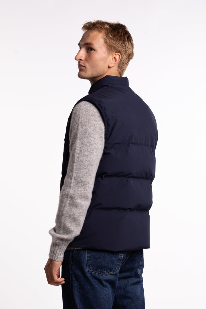 Daff Down Vest Dk. Navy
