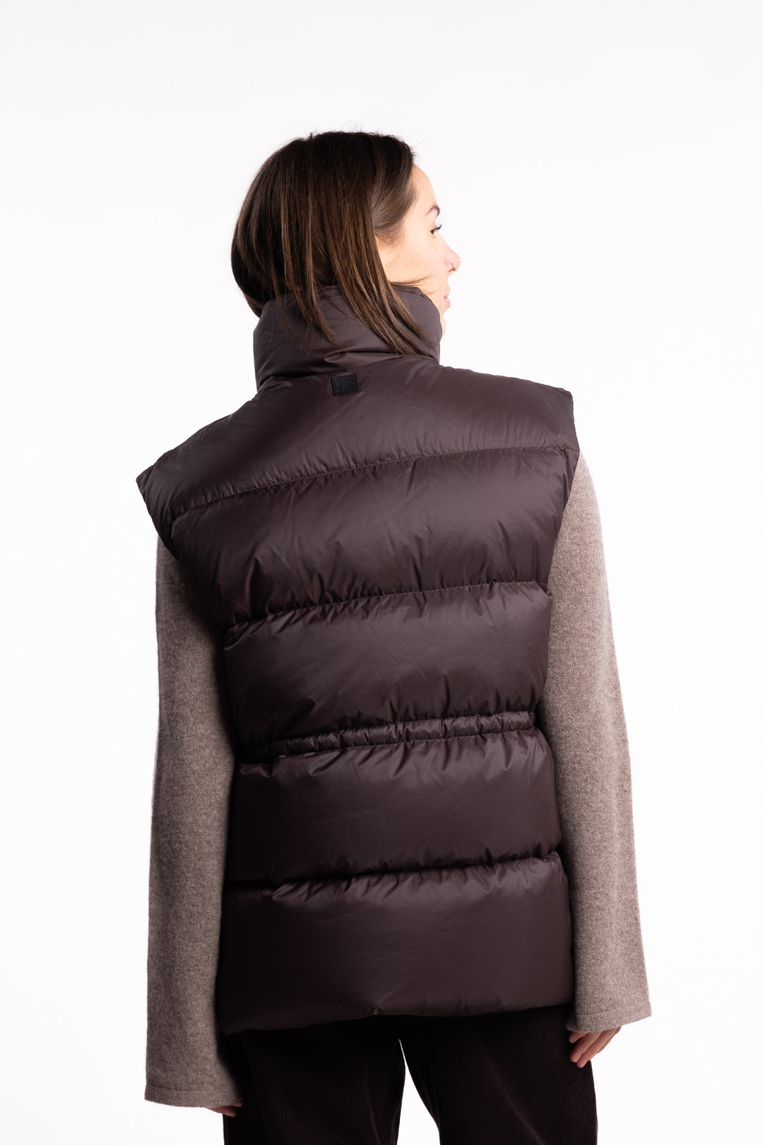 Lenox Down Vest - Dark Brown
