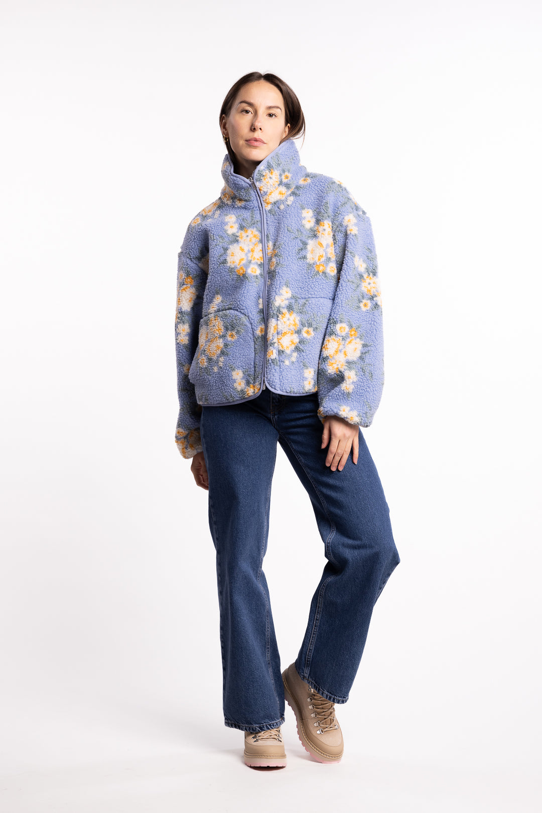 Rype Fleece Jacket - Lt. Blue Mix