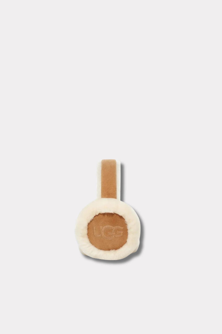 W Emb Logo Earmuff- Chestnut