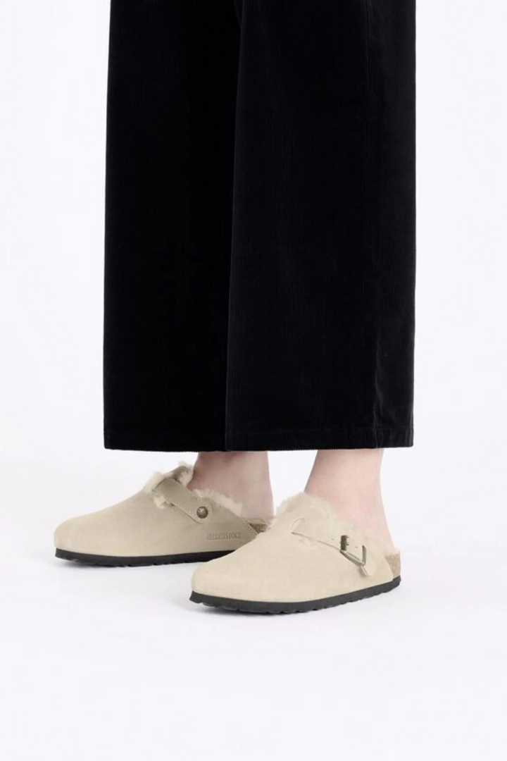 Women's Boston Shearling- Taupe