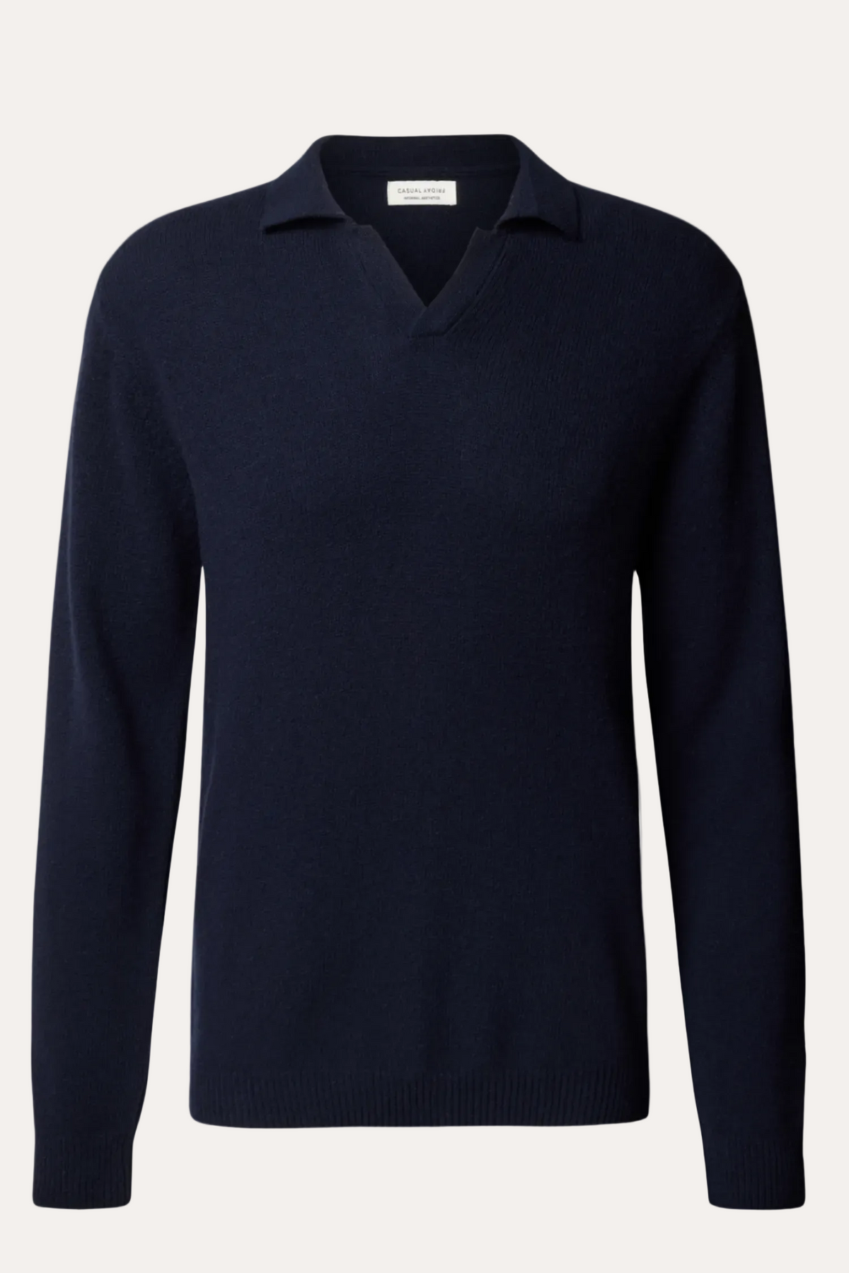Karl Lambswool Polo Knit Green