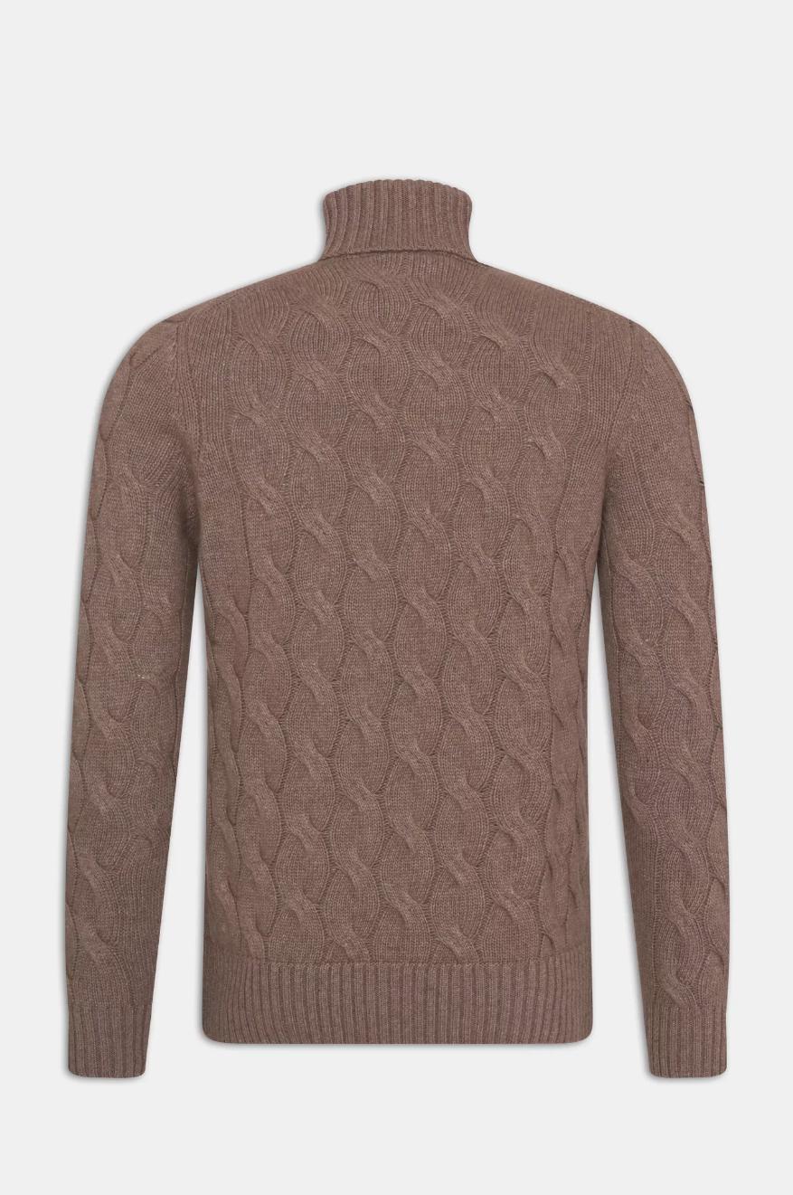 Seth Rollneck Walnut Beige-Genser-Bogartstore