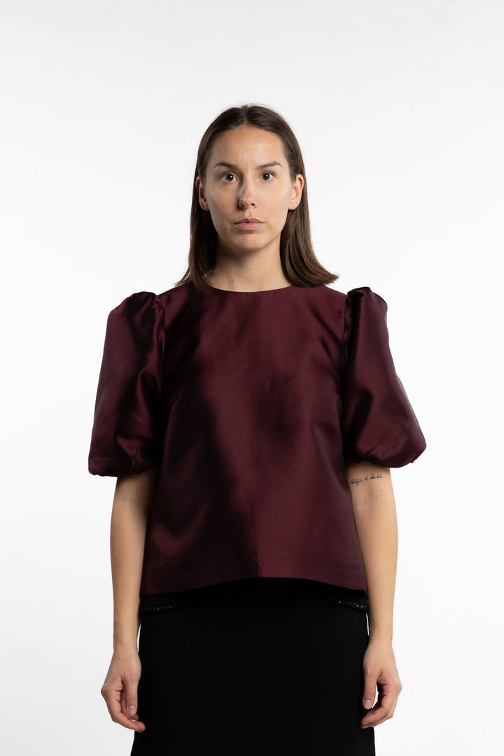 Becca Blouse- Bordeaux