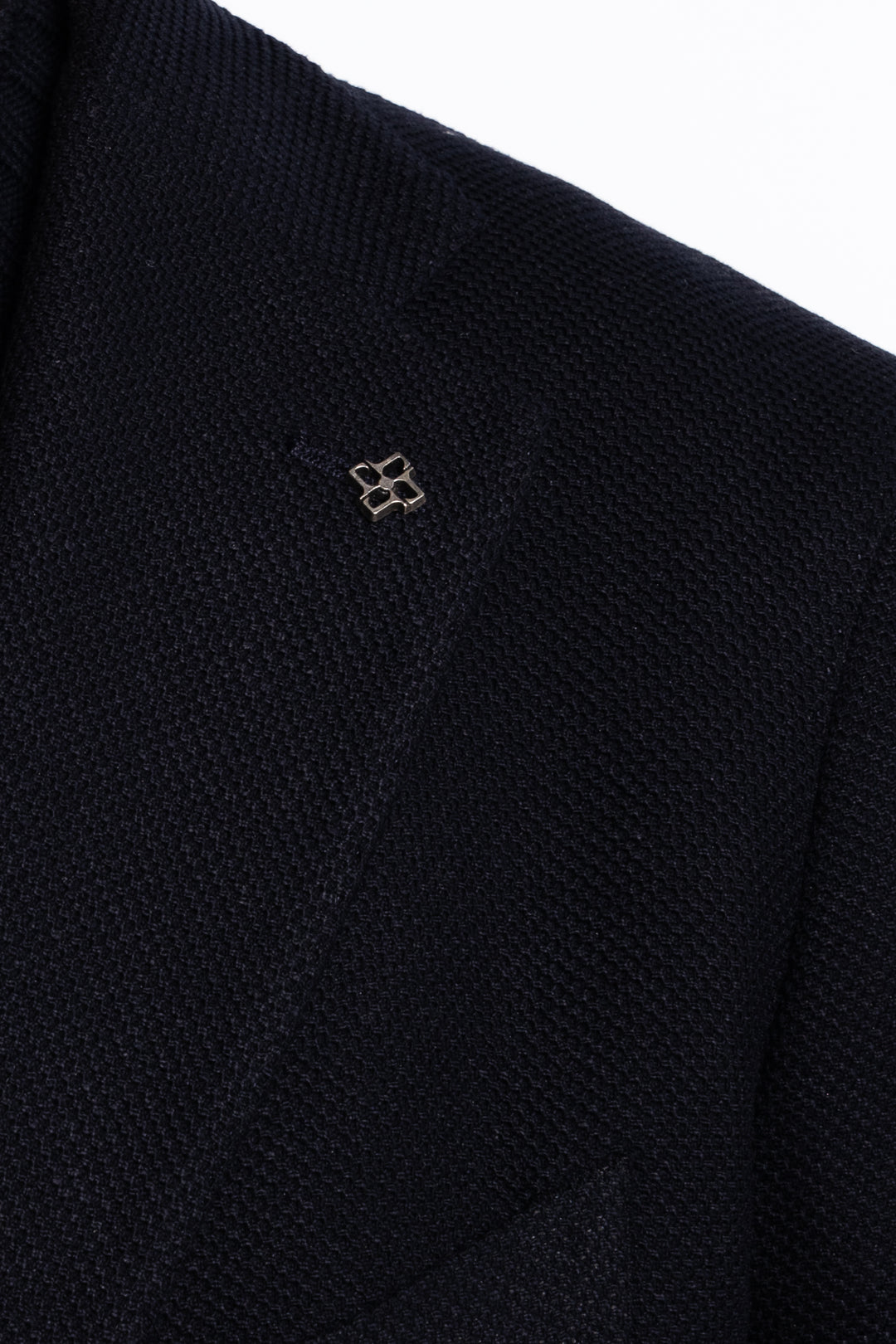Silk/Virgin Wool Blazer Navy