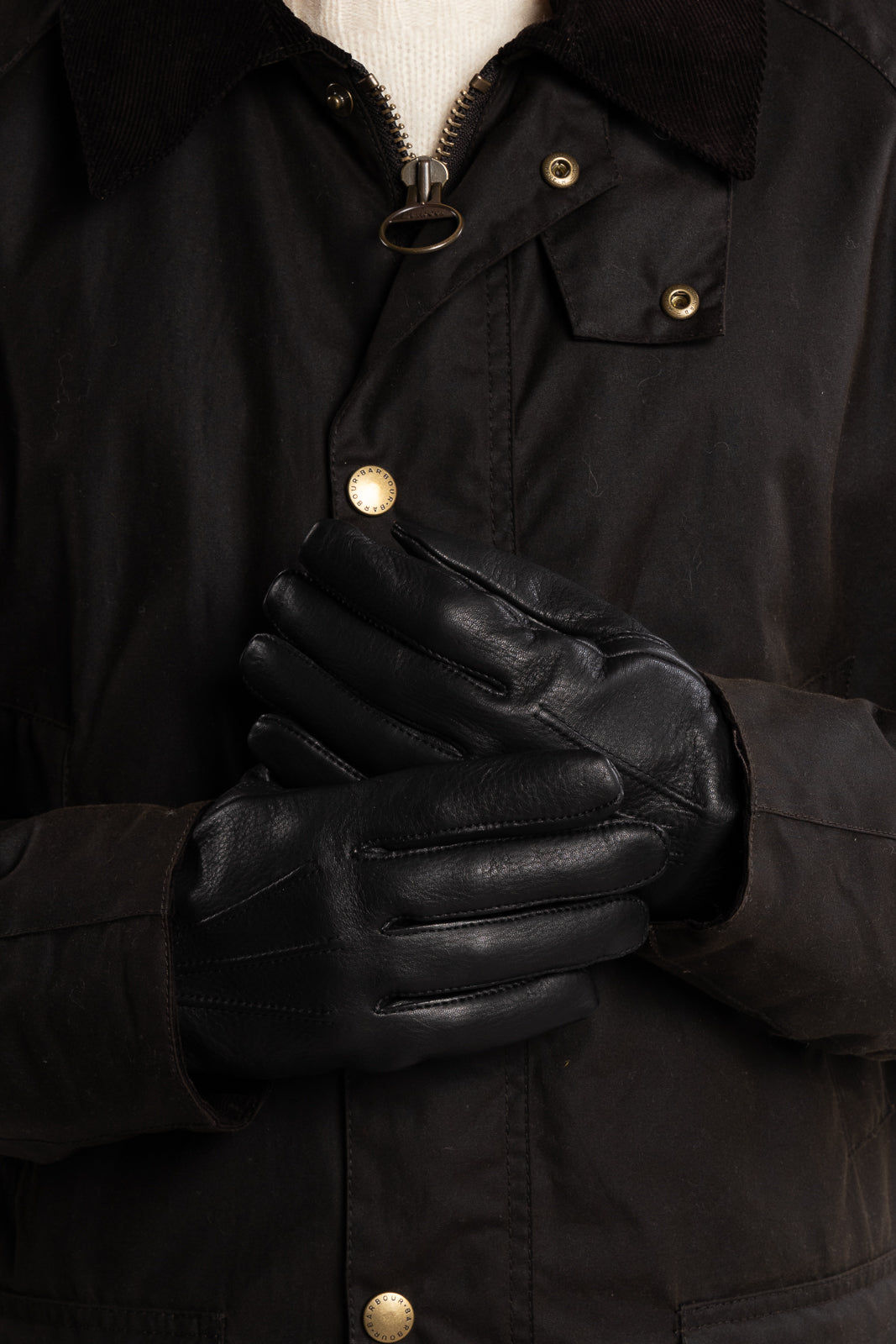 Andrew Deerskin Gloves Black