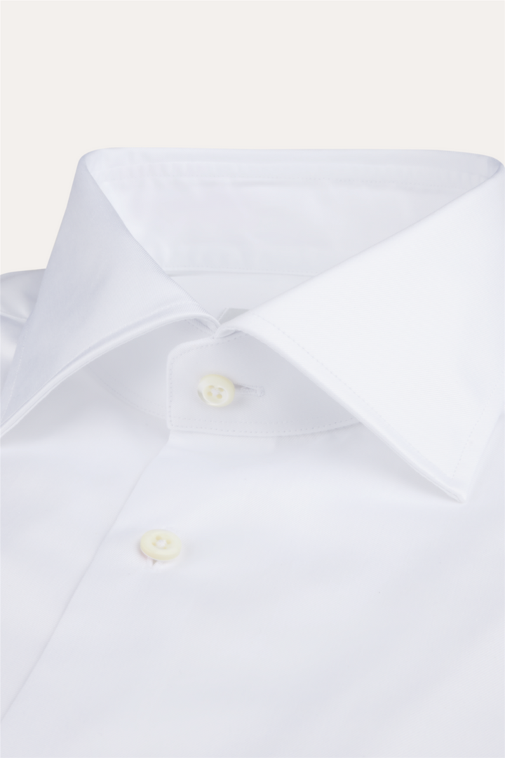 Slimline Twill Shirt White