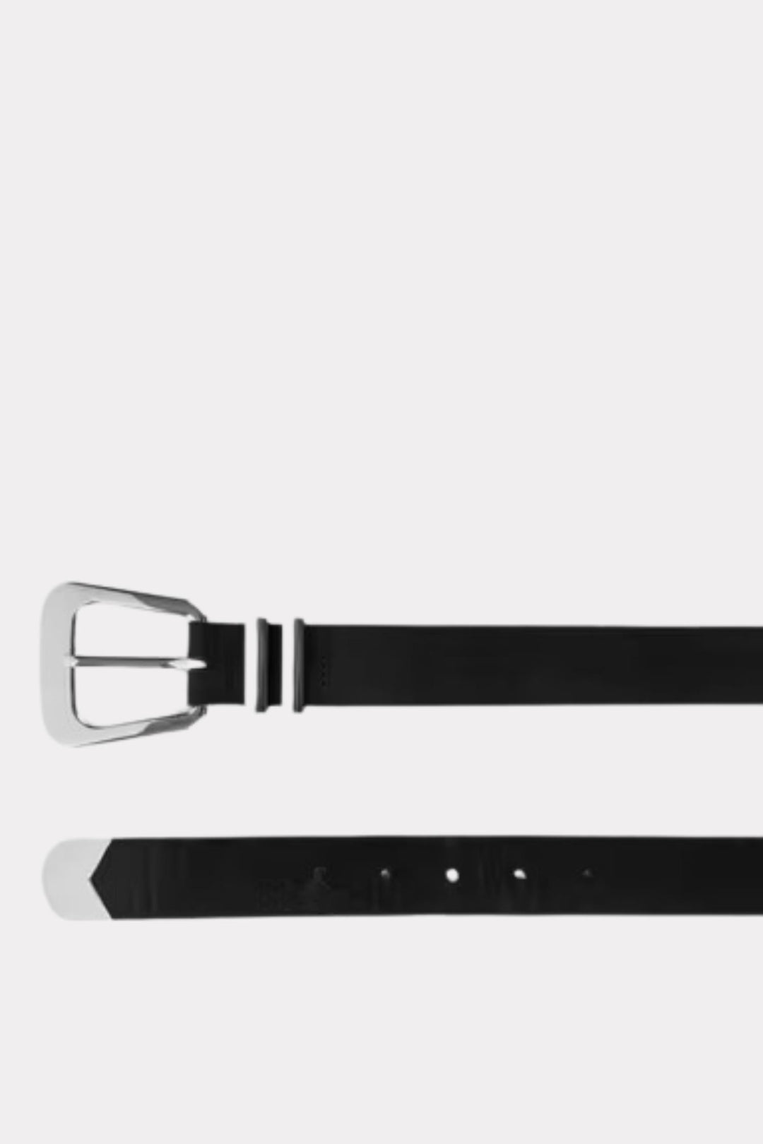 Bennett Belt- Black Silver