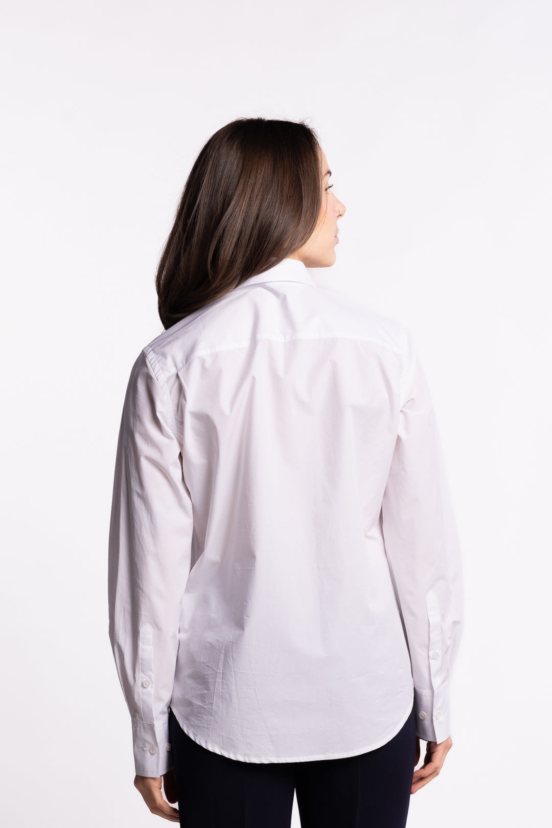 Classic Poplin Shirt- White