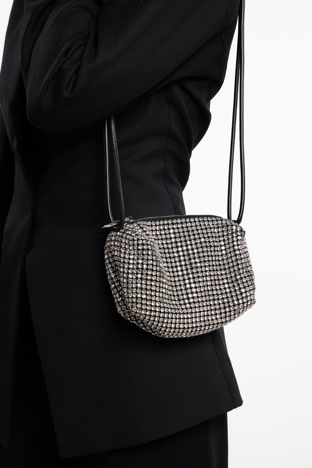 Eclipse Diamond Bag- Silver