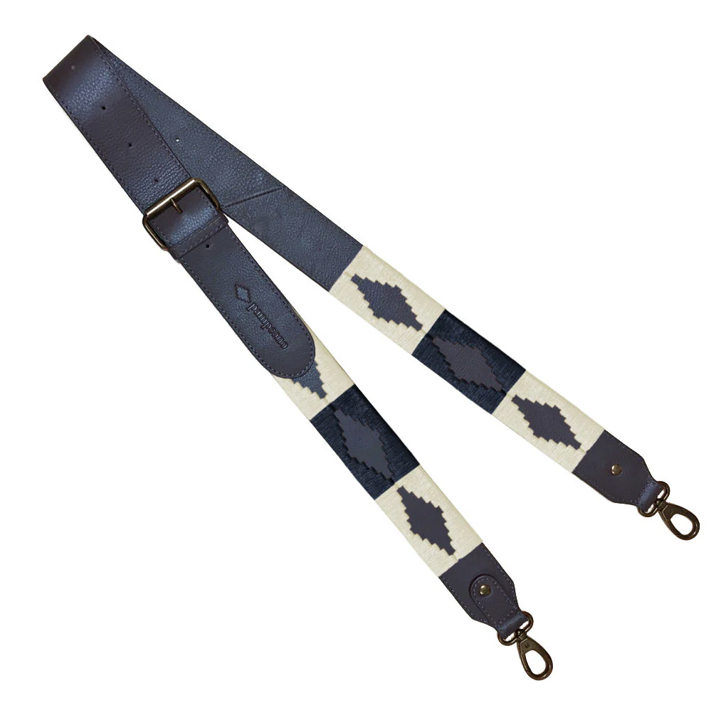 Varon Small Travel Bag Navy Leather