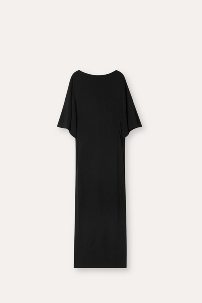 Crépe Jersey Batwing Dress - Black