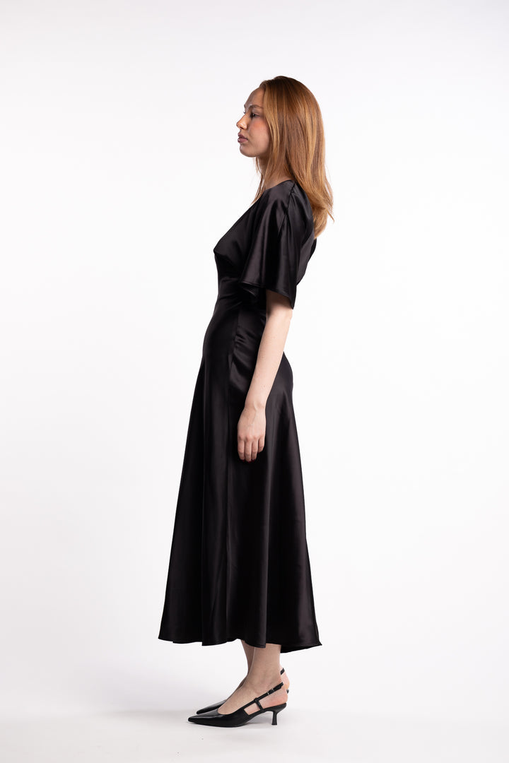 Rakel Midi Dress - Black