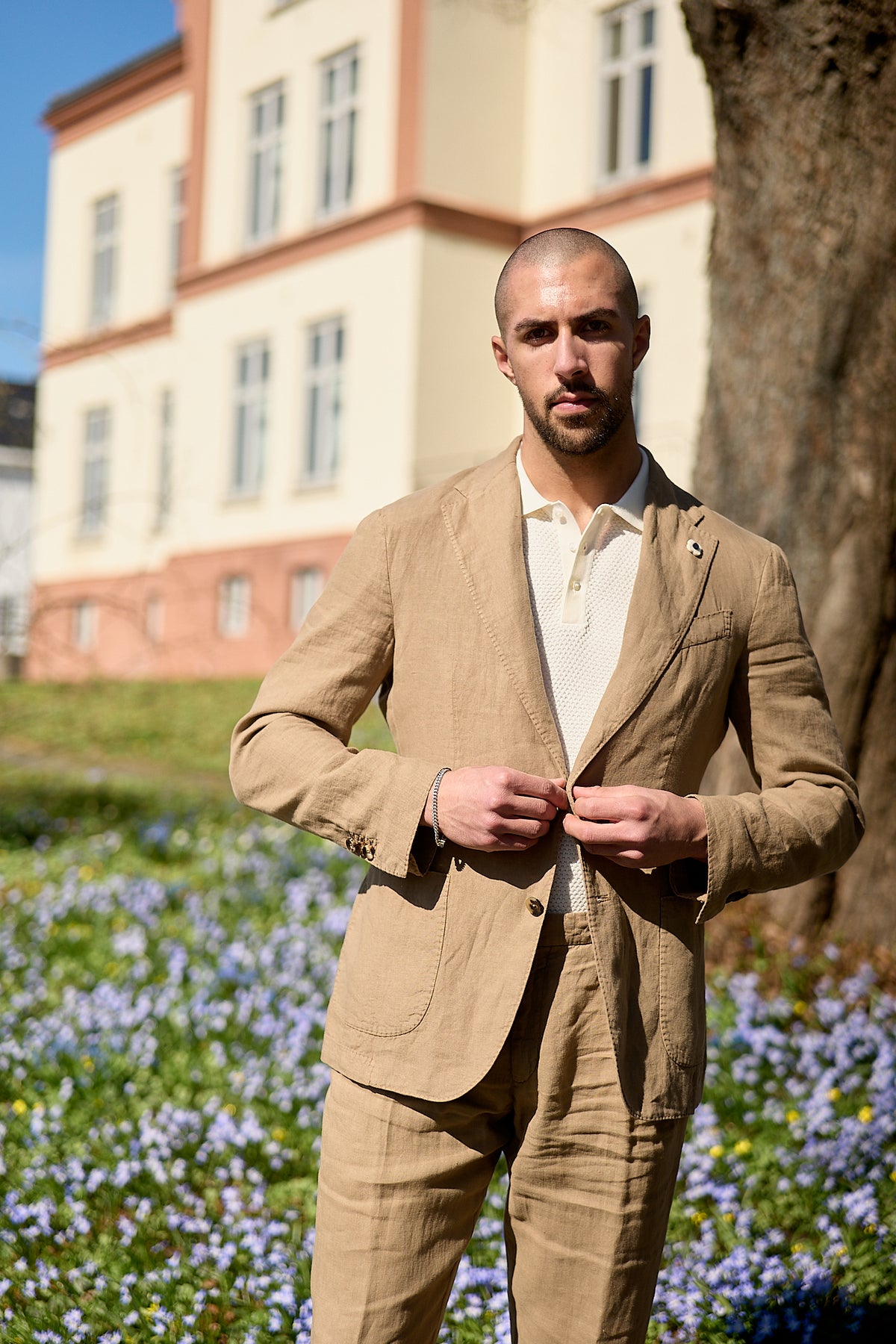 Linen Suit Drop 7 Beige