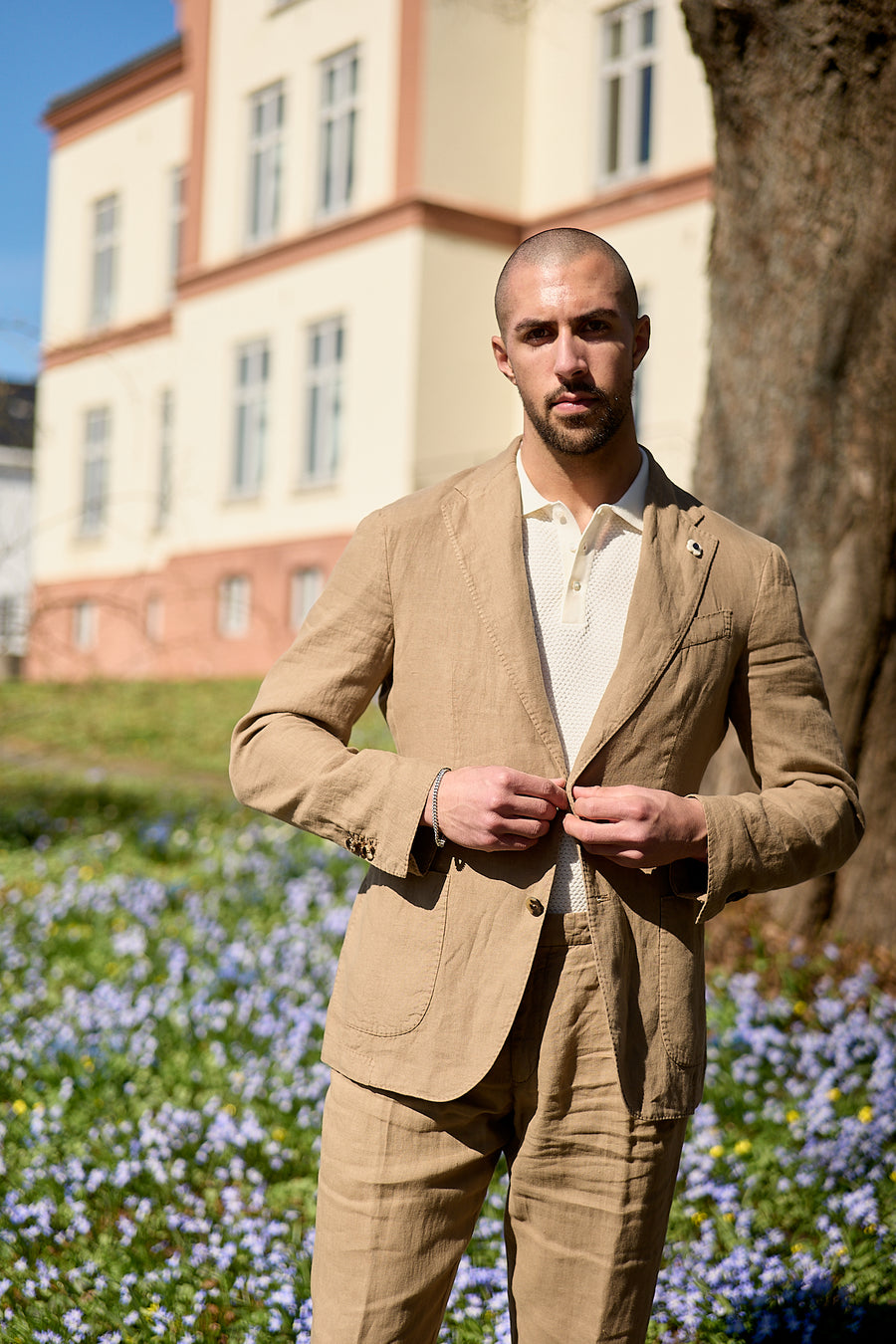Linen Suit Drop 7 Beige