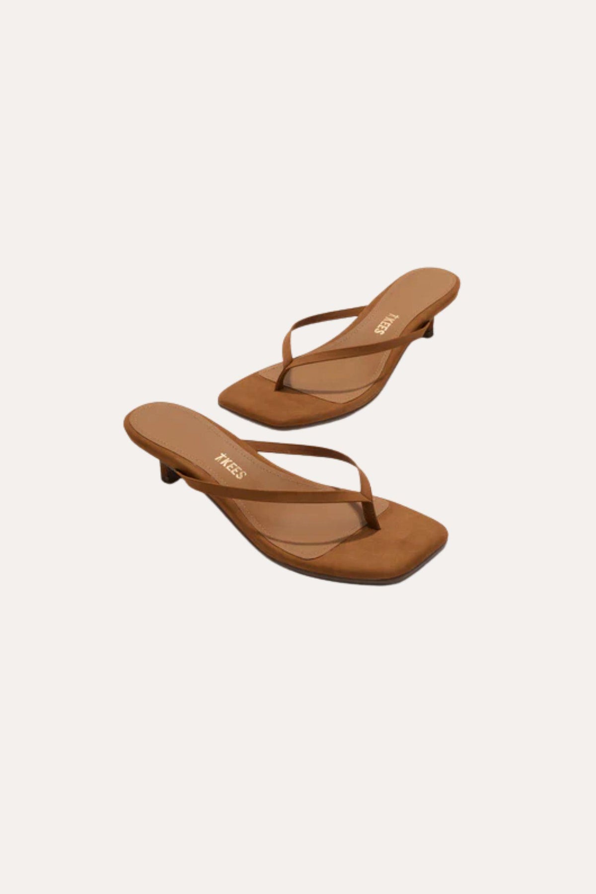 Square Toe Julia- Camel Suede