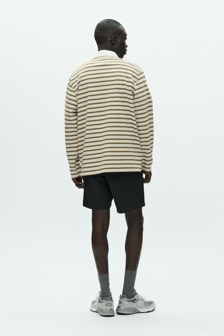Landon Polo Desert Palm Stripe