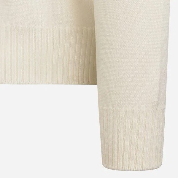 Virgin Wool Crewneck Cream