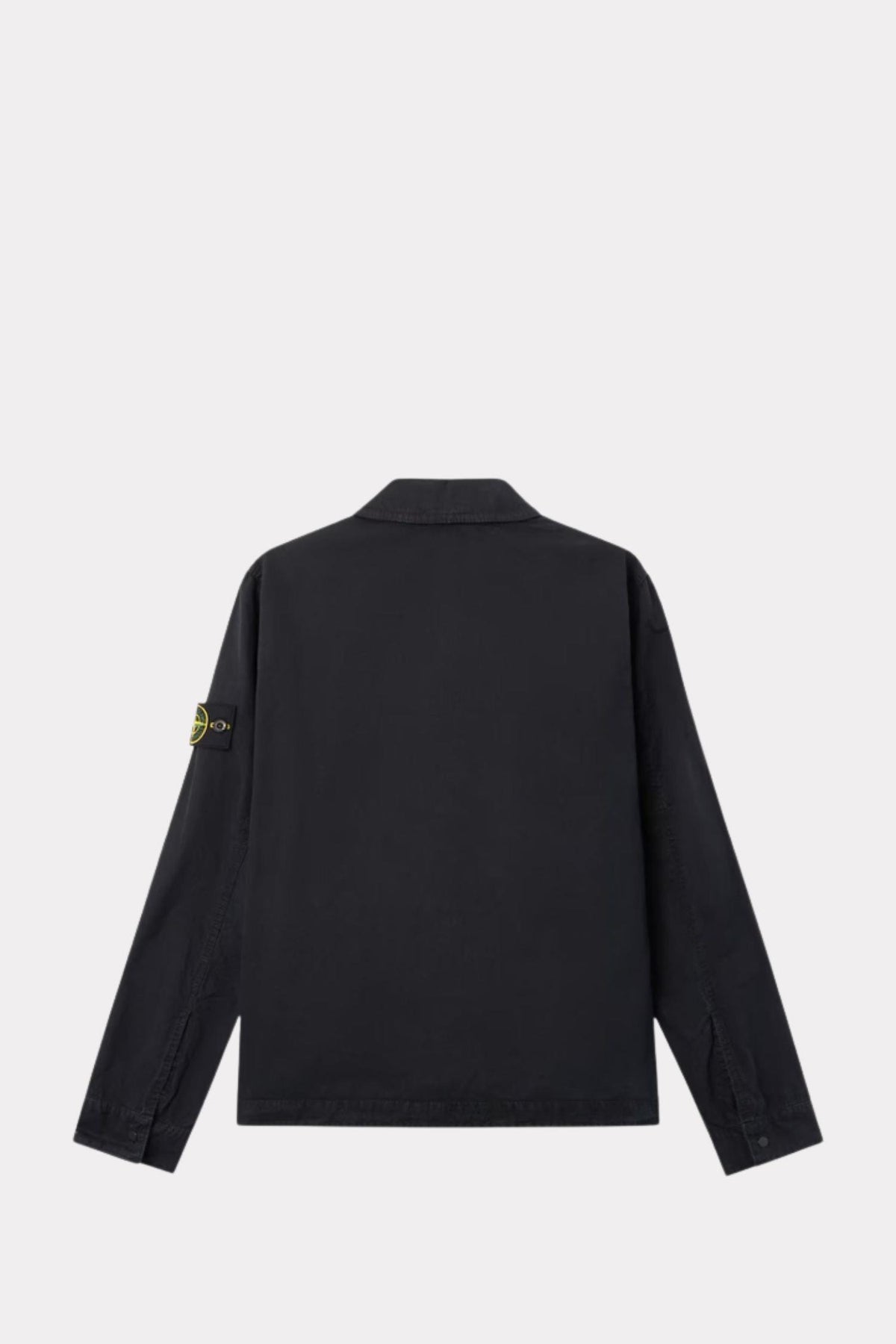 1200008 Regular-fit zip-up Overshirt With Pocket Navy 'Old' Effect