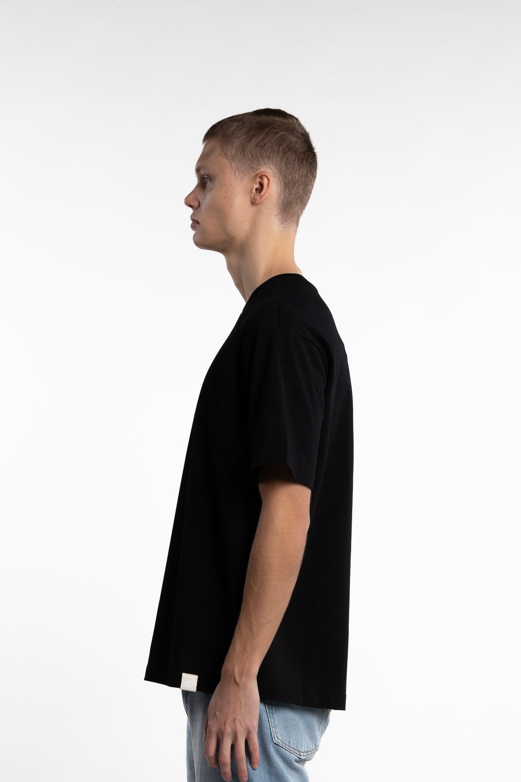 Organic Cotton Relaxed T-Shirt Black