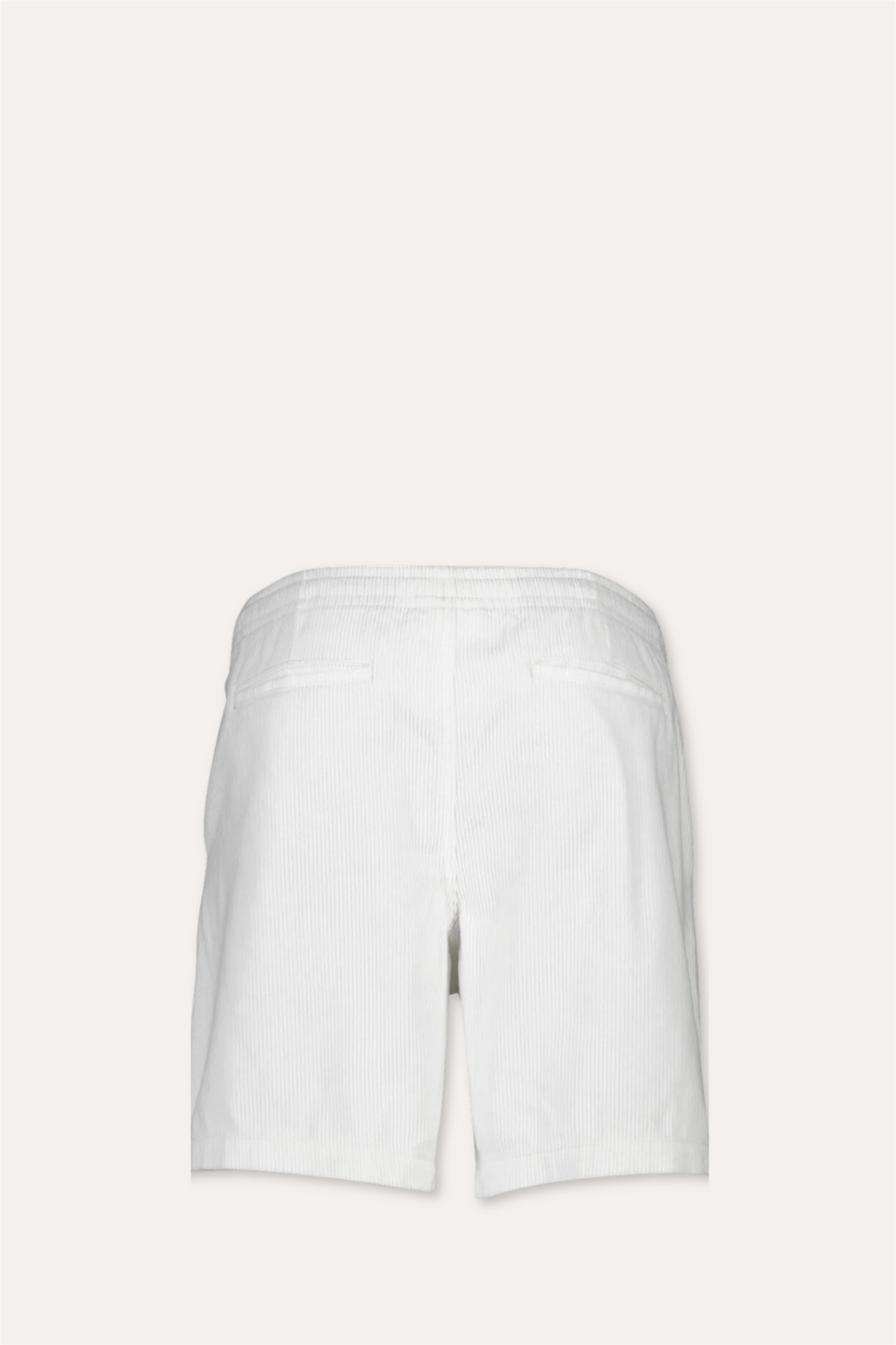 Corduroy Shorts Off White