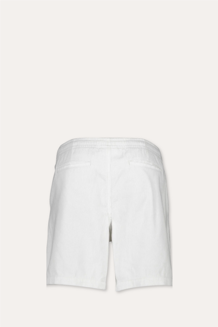 Corduroy Shorts Off White