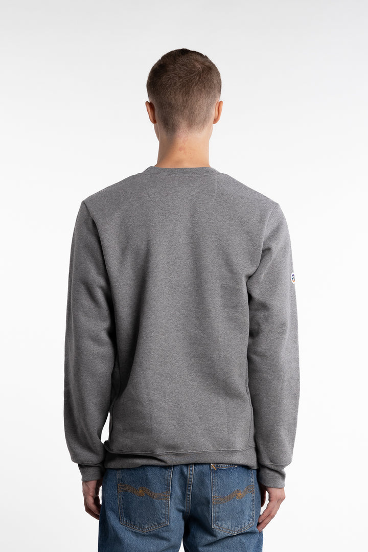 Fitz Roy Icon Uprisal Crew Sweatshirt Gravel Heather