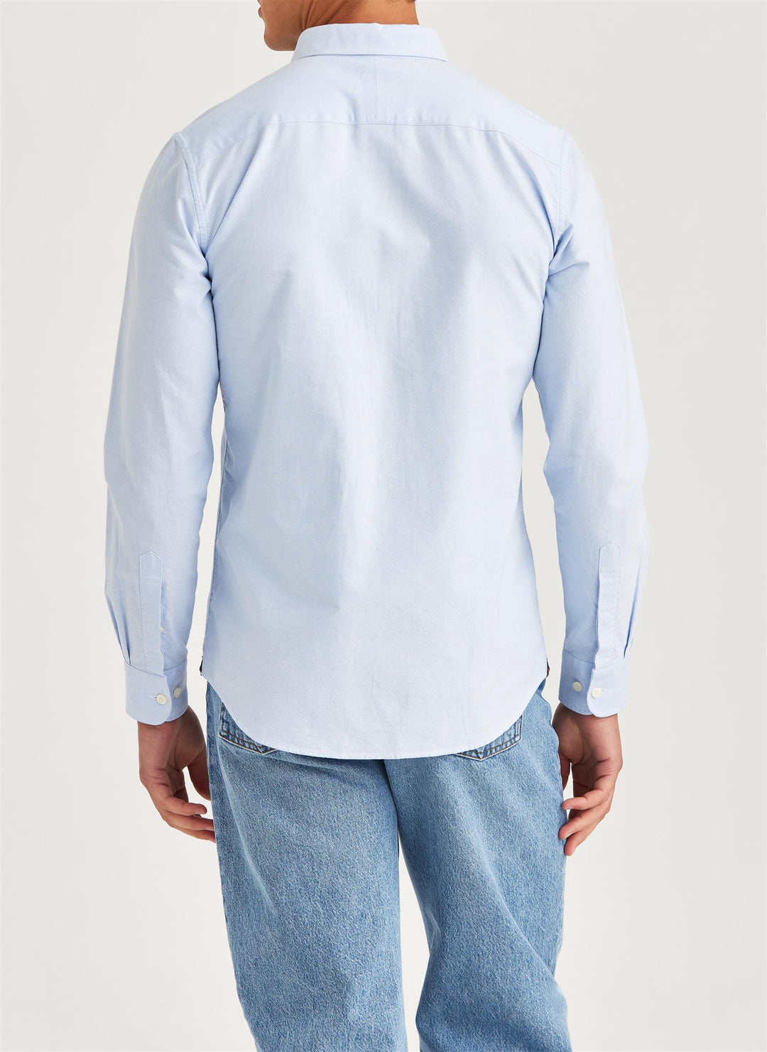 Oxford Slim Fit Button Down Shirt Light Blue