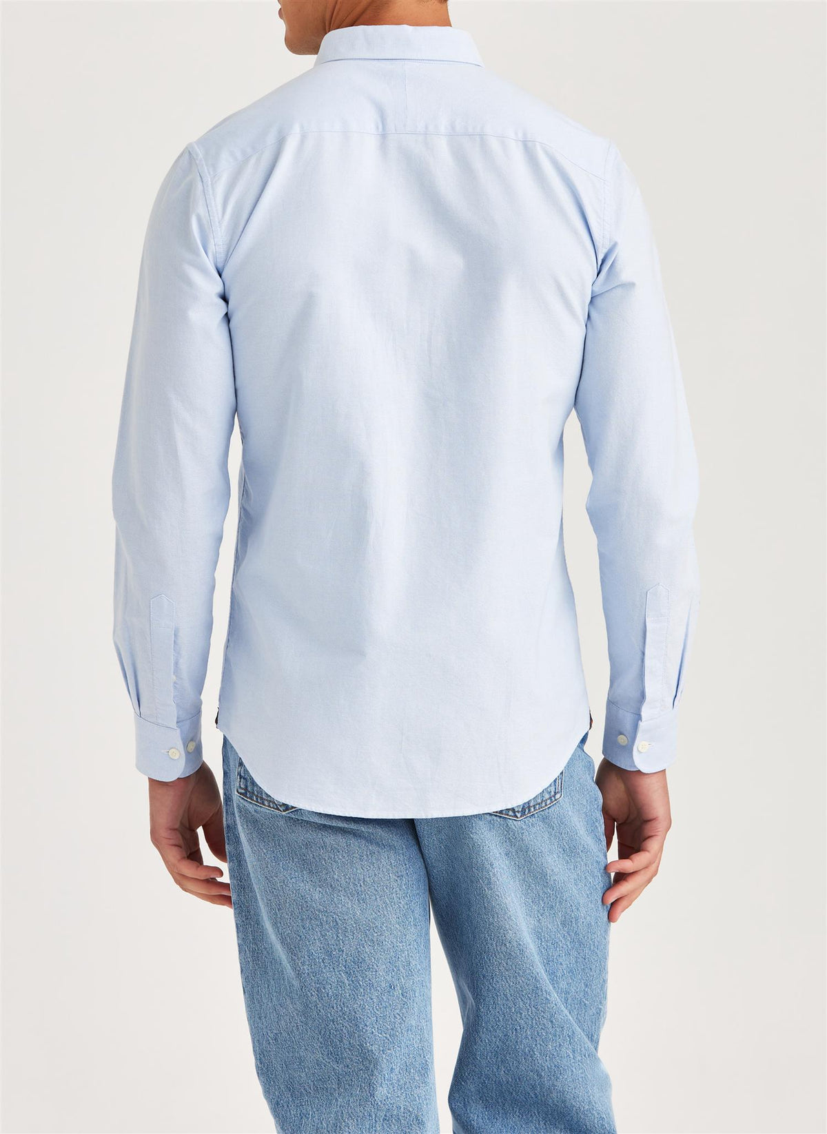 Oxford Slim Fit Button Down Shirt Light Blue