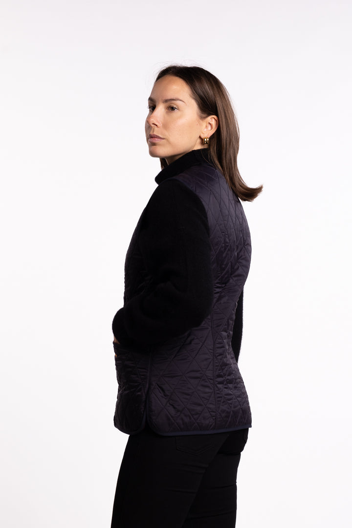 Betty Fleece Vest- Navy