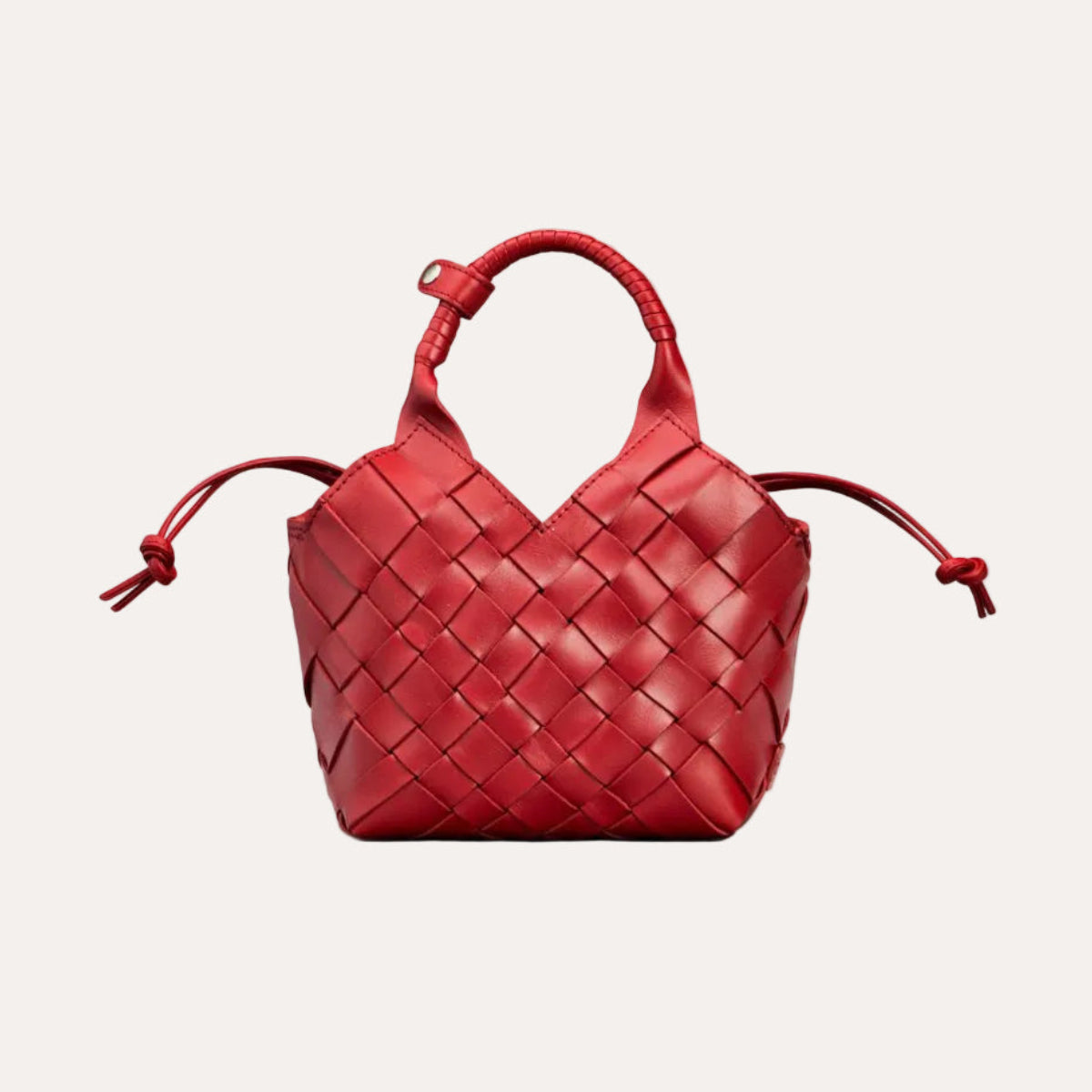 Misu Mini Lipstick Red skulderveske fra siden