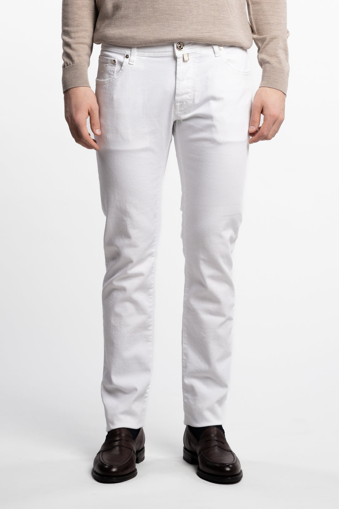 Nick Slim Fit Jeans White