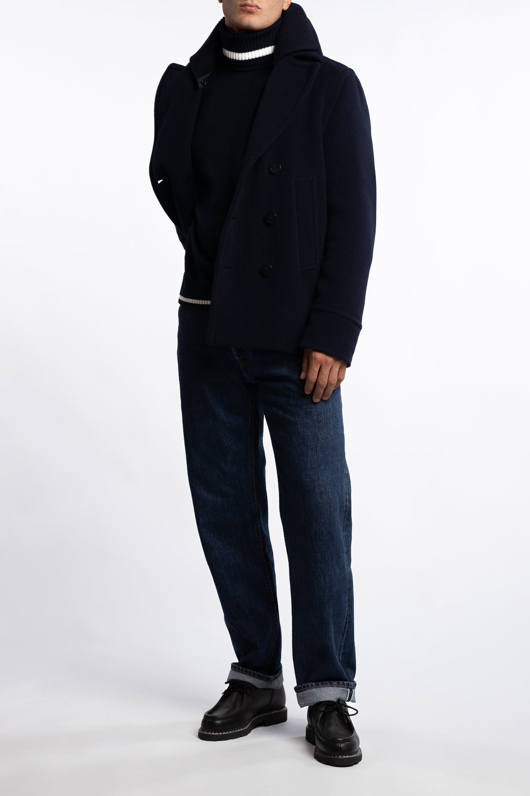 Wool Peacoat Navy