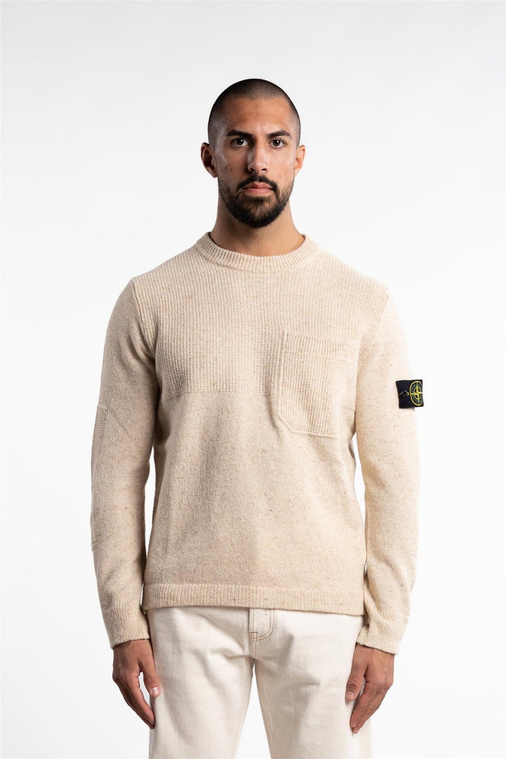 Wool/Silk Knitwear Beige