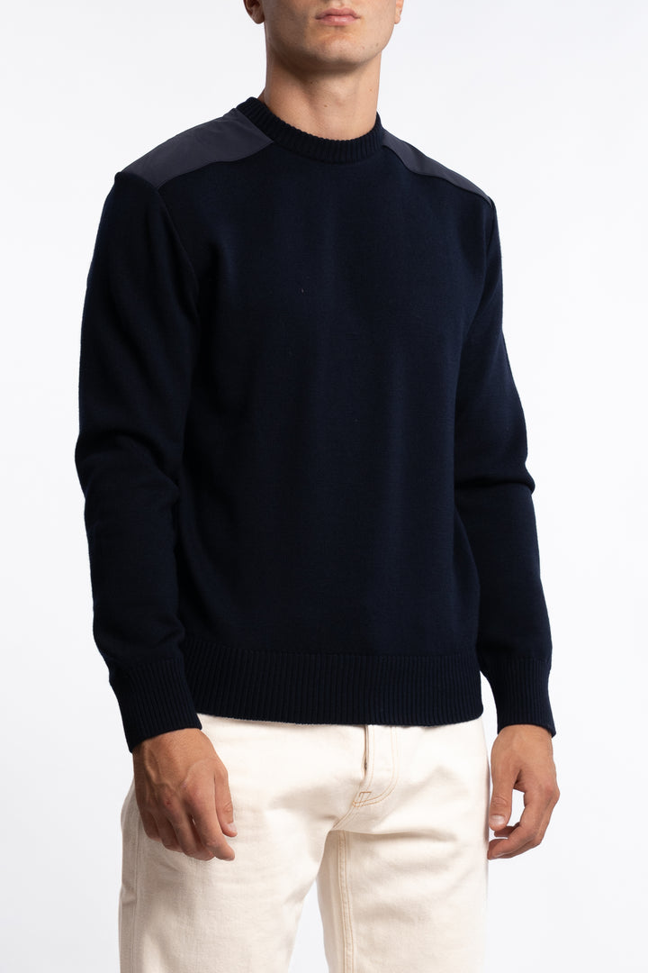 Wool Crew Neck Navy