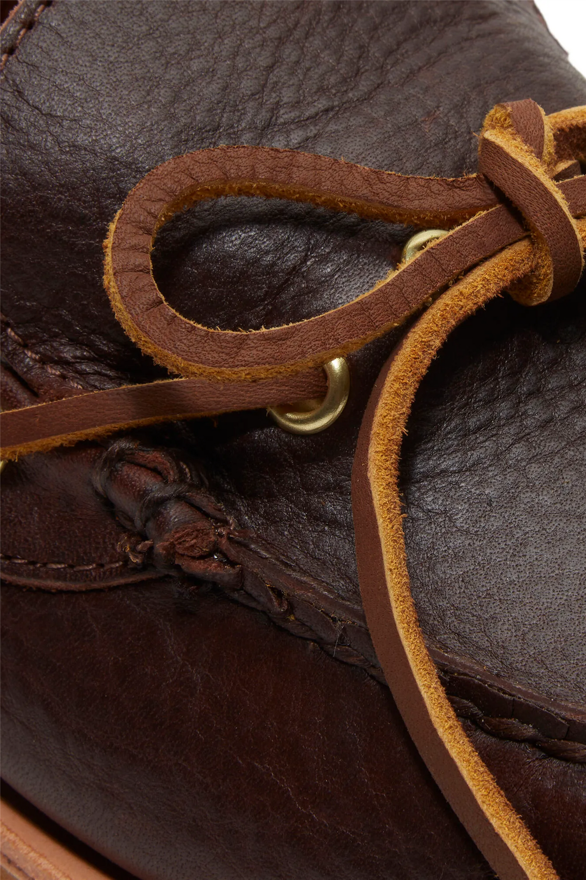 Crafted Boat Shoe Dark Brown Full Grain