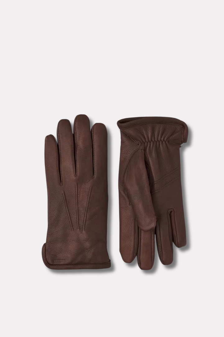 Andrew Deerskin Gloves Chocolate