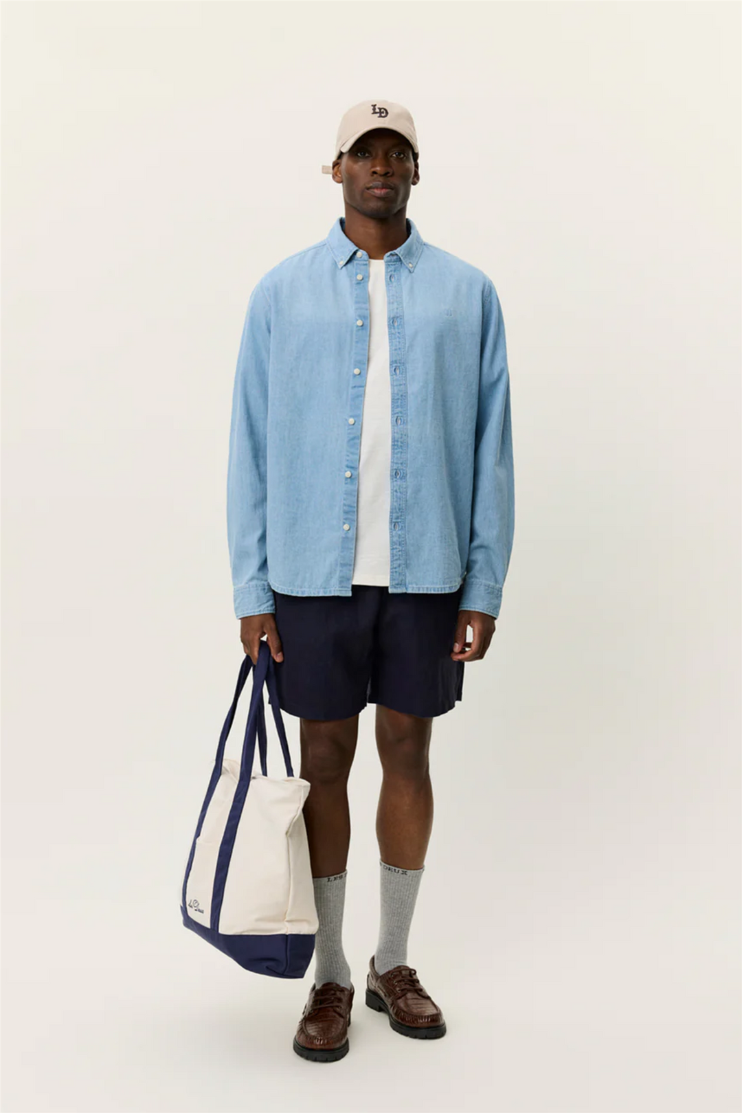 Konrad Denim Shirt Light Indigo Wash