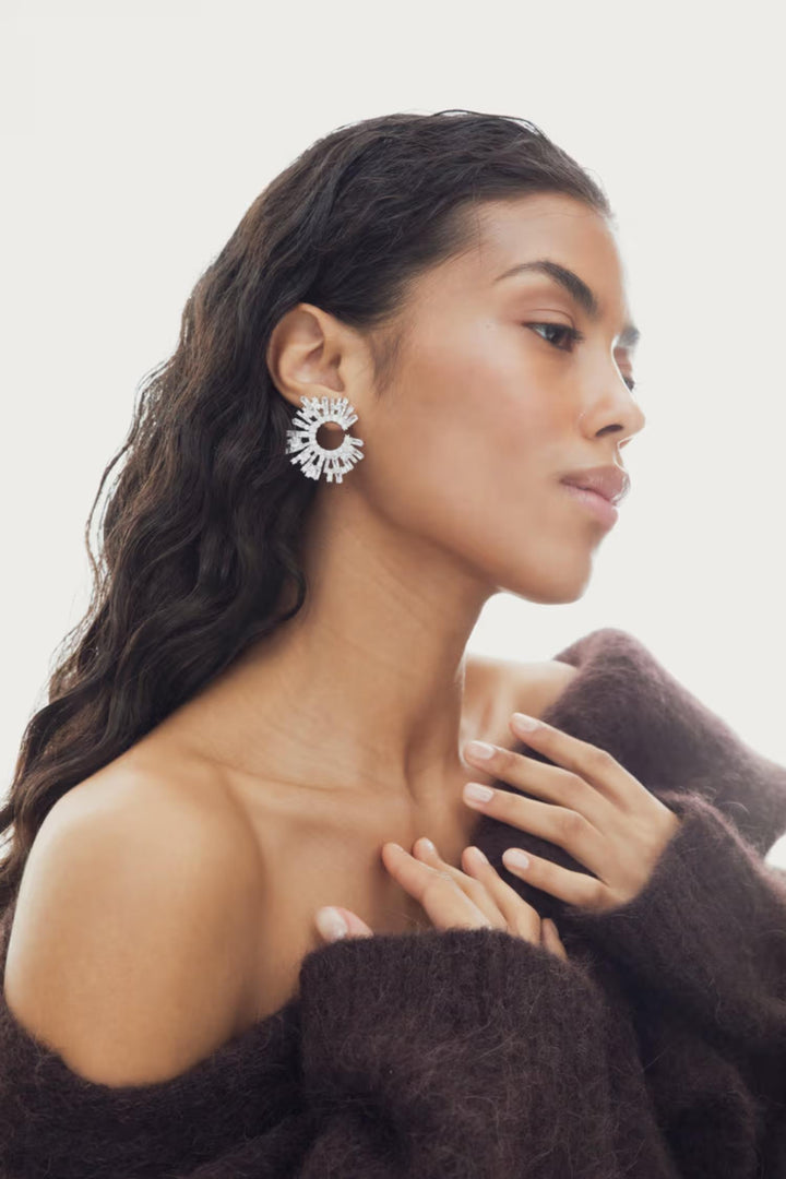 The Shimmering Earrings - Silver