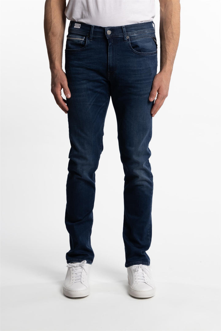 Grover Straight Fit Hyperflex Clouds Jeans Dark Blue