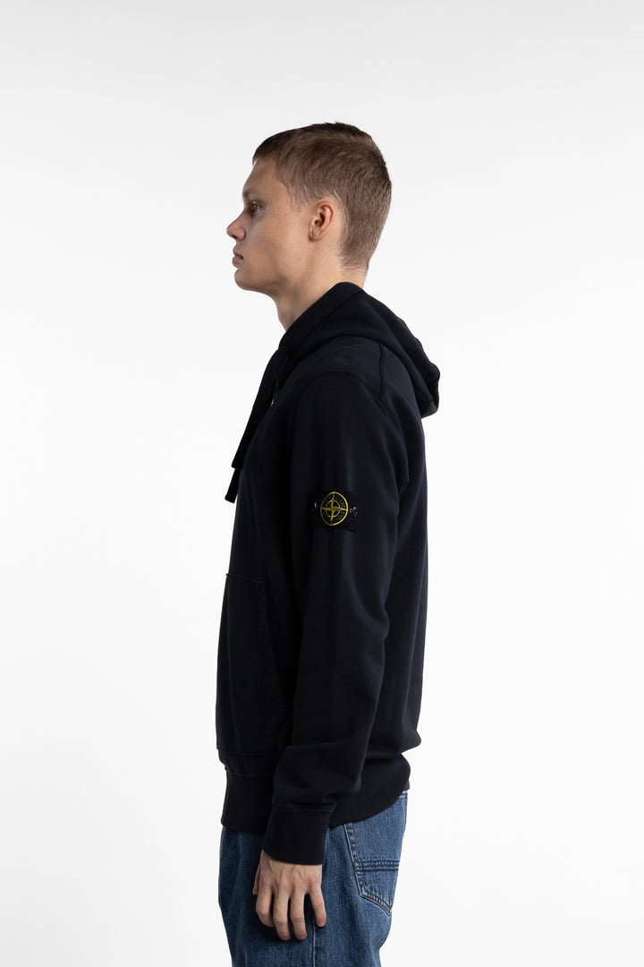 Garment Dyed Hooded Sweatshirt Navy